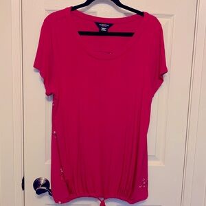 Pennington’s Michel Studio Pink Floral Blouse